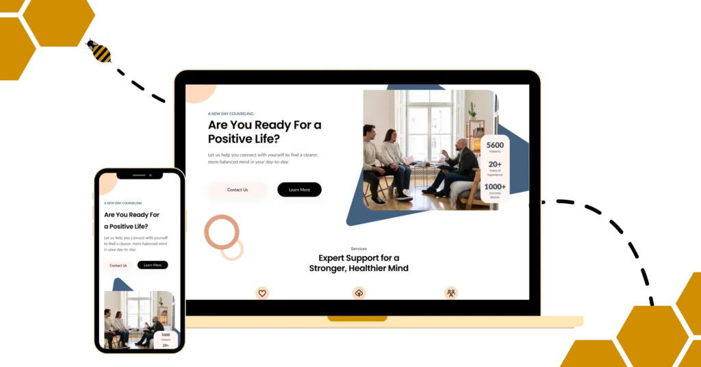 Website Designs for Therapists and therapy practices hivesourced