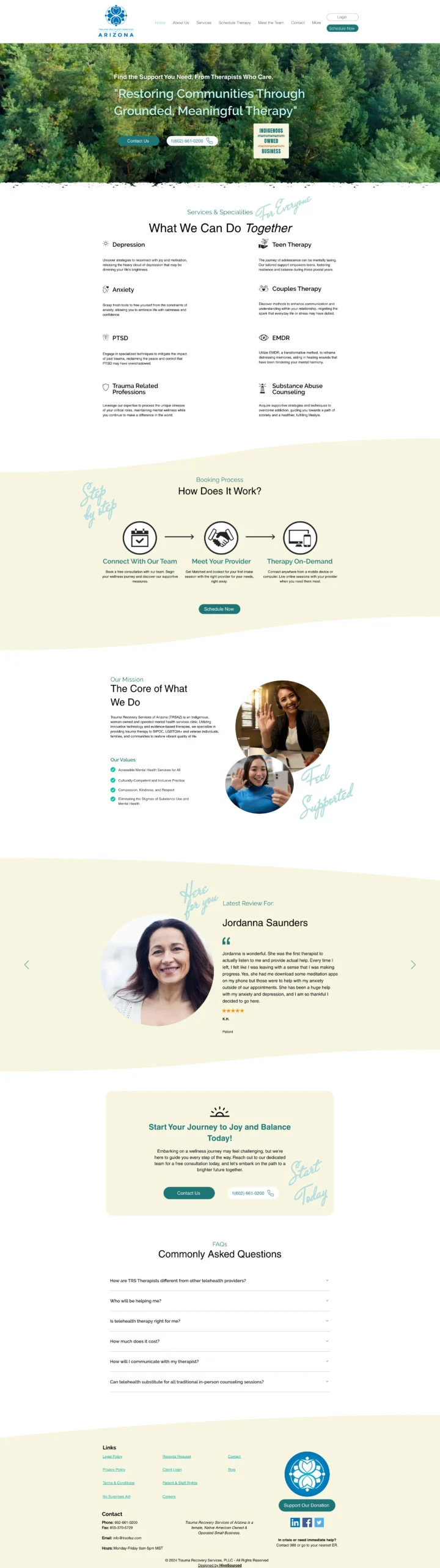 trsofaz website design